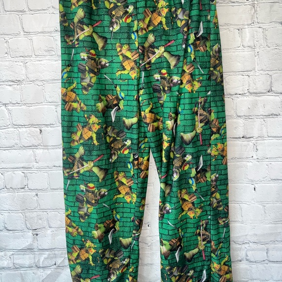 teenage mutant ninja turtles green pajama bottoms size L - Picture 3 of 6
